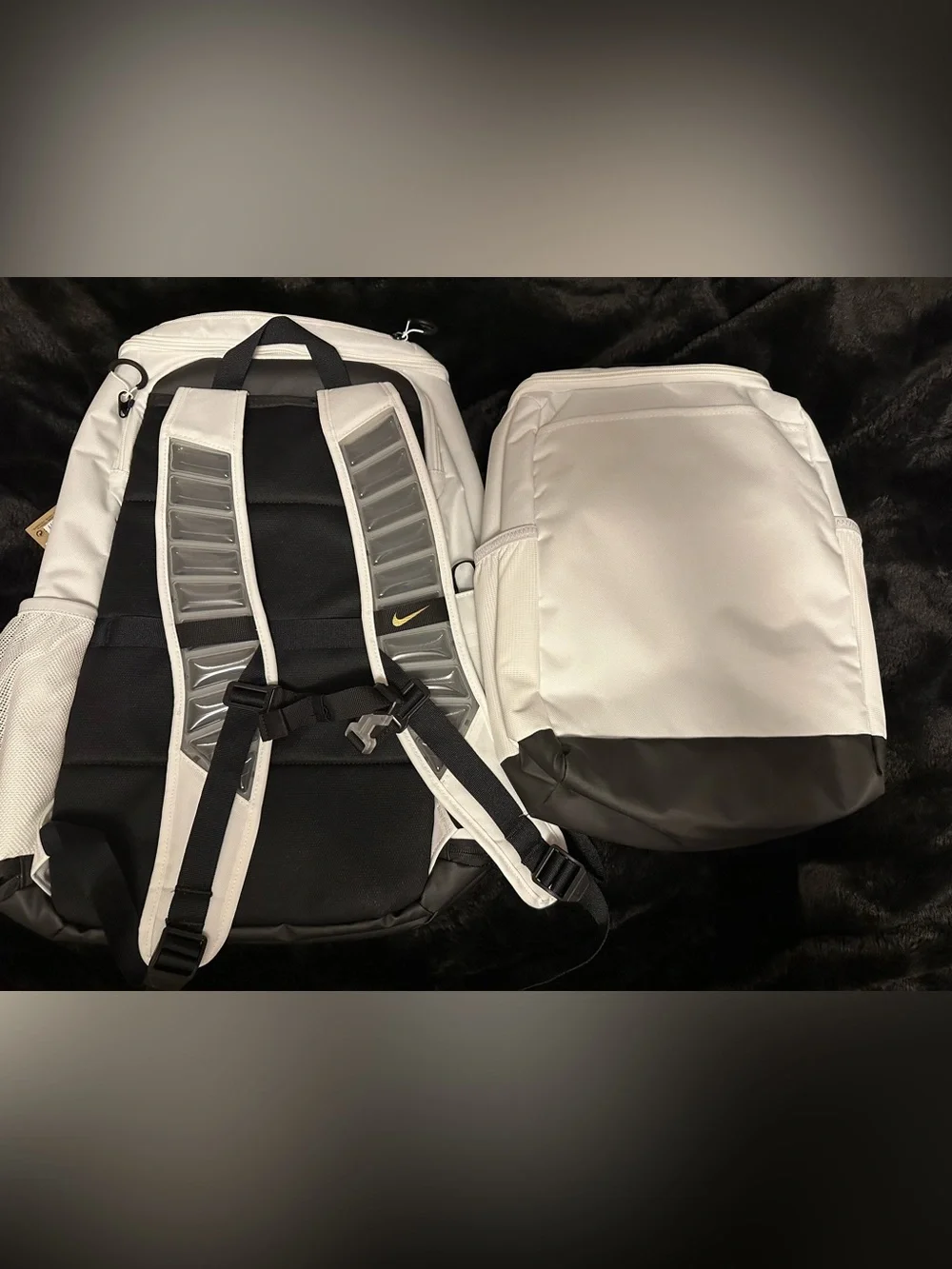 NEW Nike ELITE Backpack with Shoe Bag Set WHITE